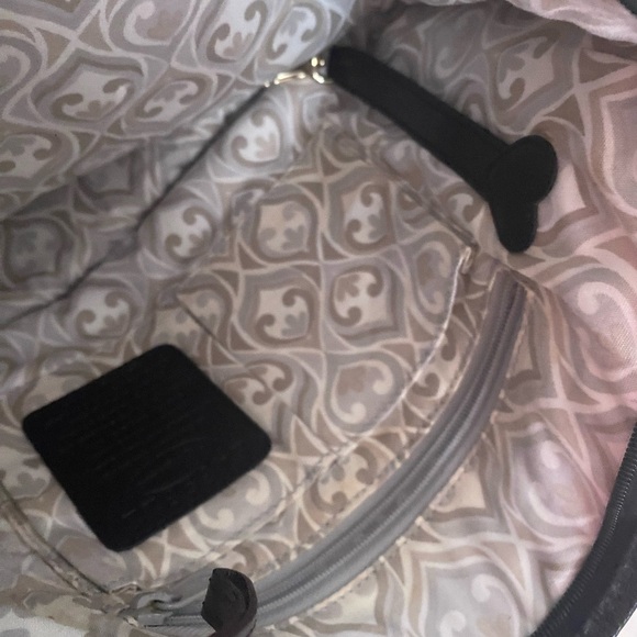 Vintage NEW  Brighton Black Shoulder Bag with Tassel - Picture 10 of 12